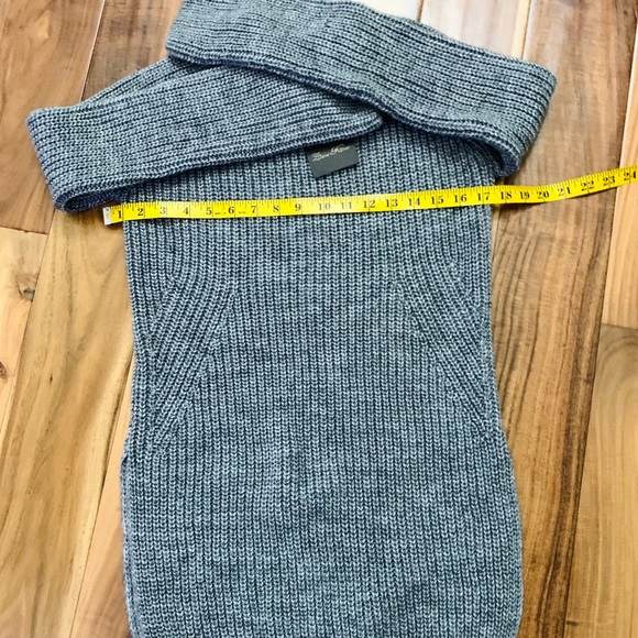 🚫SOLD🚫ZARA GREY CHUNKY KNIT SWEATER JUMPER SLITS - Picture 8 of 10